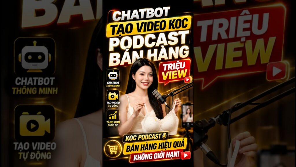 Chatbot Tạo Video KOC PODCAST Bán Hàng